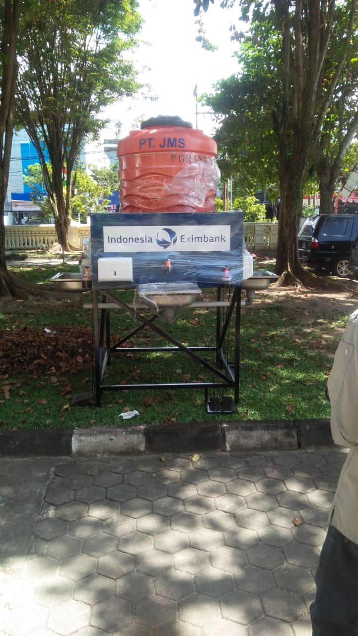 Tempat Cuci Tangan Exim Bank - Dokumentasi Proyek